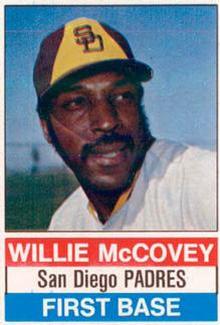 1976 Hostess - Brown Back #124 Willie McCovey Front