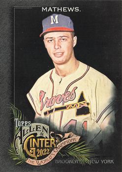 2022 Topps Allen & Ginter X #243 Eddie Mathews Front