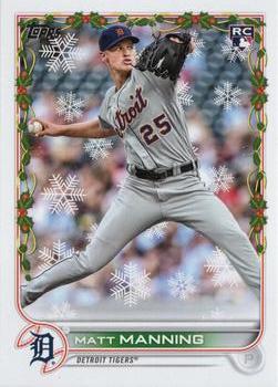 2022 Topps Holiday #HW58 Matt Manning Front