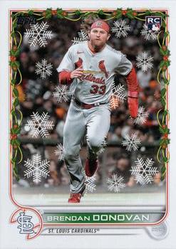 2022 Topps Holiday #HW61 Brendan Donovan Front