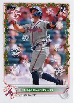 2022 Topps Holiday #HW84 Rylan Bannon Front