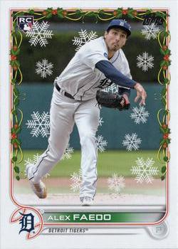 2022 Topps Holiday #HW108 Alex Faedo Front