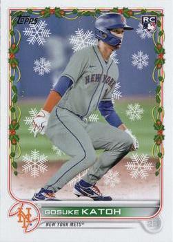 2022 Topps Holiday #HW149 Gosuke Katoh Front