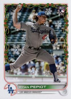 2022 Topps Holiday #HW168 Ryan Pepiot Front