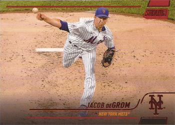 2022 Stadium Club - Red Foil #125 Jacob deGrom Front