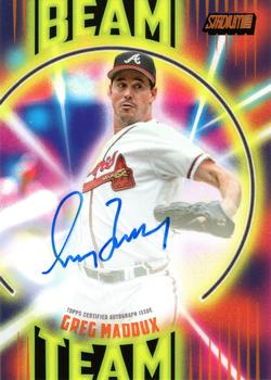 2022 Stadium Club - Beam Team Autographs Orange #BTA-GM Greg Maddux Front