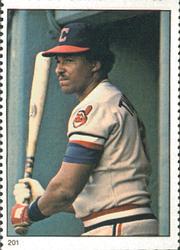 1982 Fleer Stamps #201 Andre Thornton Front