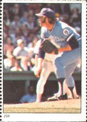 1982 Fleer Stamps #208 Dennis Leonard Front