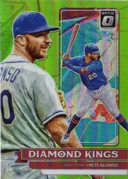 2022 Donruss Optic - Lime Green Prizm #18 Pete Alonso Front
