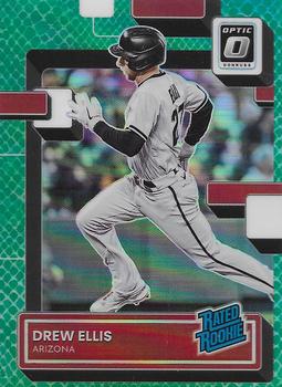 2022 Donruss Optic - Green Dragon Prizm #81 Drew Ellis Front