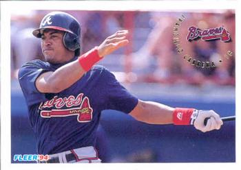 1994 Fleer #356 Francisco Cabrera Front