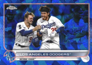 2022 Topps Chrome Sapphire Edition #469 Los Angeles Dodgers Front