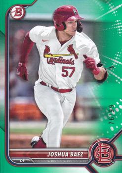 2022 Bowman Draft - Green #BD-76 Joshua Baez Front