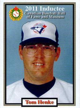2002-23 Canadian Baseball Hall of Fame #94/11 Tom Henke Front