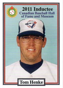 2002-23 Canadian Baseball Hall of Fame #256/21 Tom Henke Front