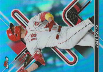 2022 Finest - Sky Blue Refractor #46 Joey Votto Front