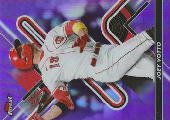 2022 Finest - Purple Refractor #46 Joey Votto Front