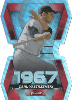 2022 Finest - Finest Career Years Die Cuts #FCY-CY Carl Yastrzemski Front