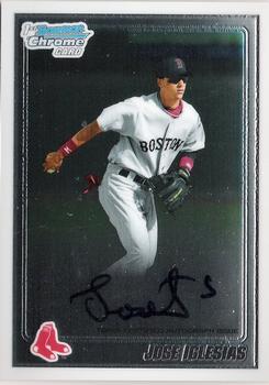 2010 Bowman - Chrome Prospects Autographs #BCP108 Jose Iglesias Front