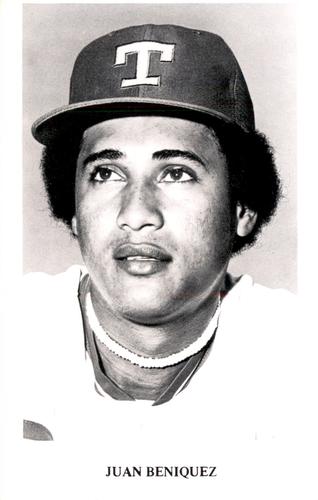1978 Texas Rangers Photocards #NNO Juan Beniquez Front
