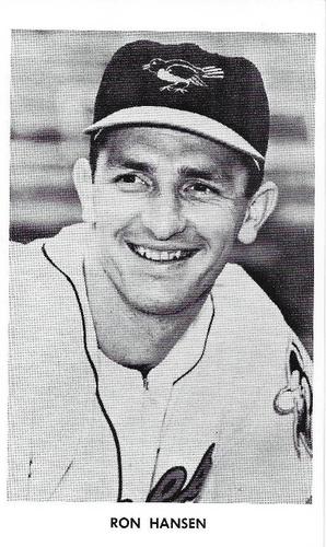 1962 Baltimore Orioles Photocards #NNO Ron Hansen Front