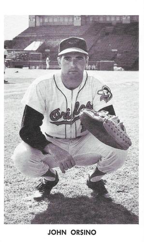 1963 Baltimore Orioles Photocards #NNO John Orsino Front