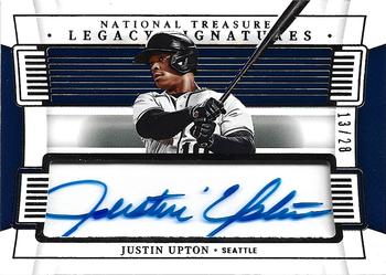 2022 Panini National Treasures - Legacy Signatures #LS-JU Justin Upton Front