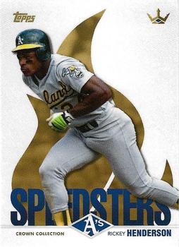 2022 Topps x Bobby Witt Jr. Crown Collection #46 Rickey Henderson Front