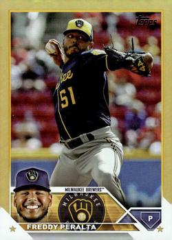 2023 Topps - Gold Foil #353 Freddy Peralta Front