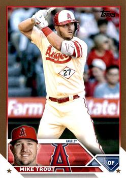 2023 Topps - Gold #27 Mike Trout Front