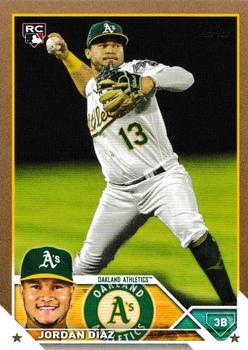 2023 Topps - Gold #423 Jordan Díaz Front