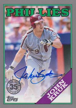 2023 Topps - 1988 Topps Baseball 35th Anniversary Autographs Platinum (Series One) #88BA-JK John Kruk Front