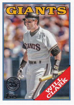 2023 Topps - 1988 Topps Baseball 35th Anniversary (Series One) #T88-28 Will Clark Front