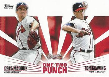 2023 Topps - One-Two Punch #12P-1 Greg Maddux / Tom Glavine Front