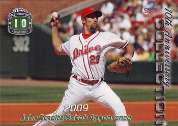 2015 Choice Greenville Drive 10th Anniversary Collection #21 John Smoltz Front