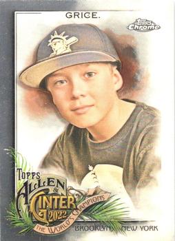 2022 Topps Allen & Ginter Chrome #211 Blake Grice Front