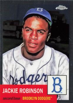 2022 Topps Chrome Platinum Anniversary #42 Jackie Robinson Front