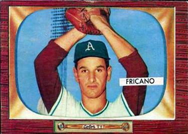 1955 Bowman #316 Marion Fricano Front