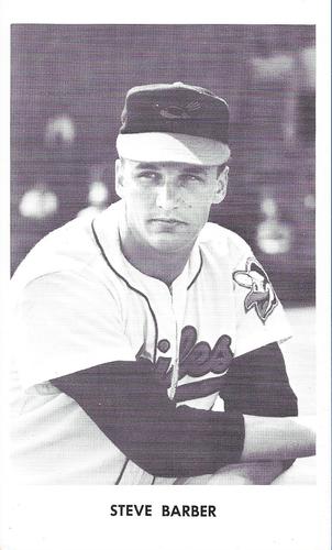 1964 Baltimore Orioles Photocards #NNO Steve Barber Front