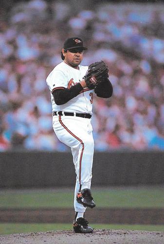 1993 Baltimore Orioles Photocards #NNO Fernando Valenzuela Front