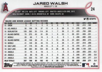 2022 Topps Chrome Ben Baller Edition #24 Jared Walsh Back
