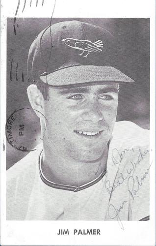 1966 Baltimore Orioles Photocards #NNO Jim Palmer Front