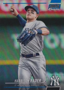 2022 Stadium Club Chrome - Blue Refractor #376 Harrison Bader Front