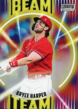 2022 Stadium Club Chrome - Beam Team #BT-2 Bryce Harper Front