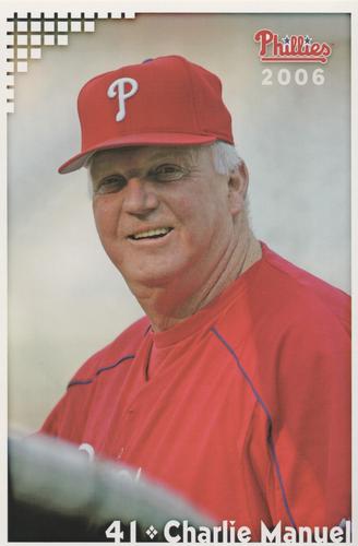 2006 Philadelphia Phillies Photo Cards #NNO Charlie Manuel Front