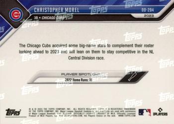 2023 Topps Now Road to Opening Day Chicago Cubs #OD-204 Christopher Morel Back