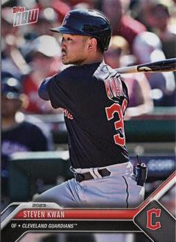 2023 Topps Now Road to Opening Day Cleveland Guardians #OD-66 Steven Kwan Front