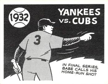 1967 Laughlin World Series - Promos #29 1932 Yankees vs Cubs Front