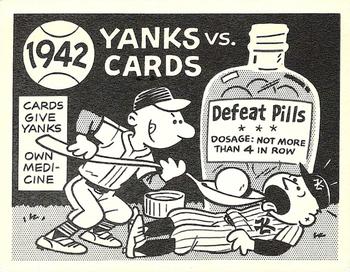 1967 Laughlin World Series - Promos #39 1942 Yanks vs Cards Front