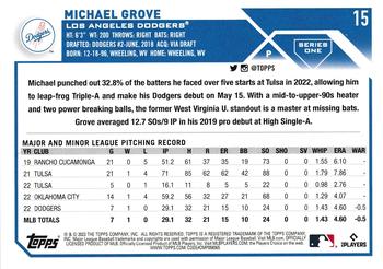 2023 Topps - Purple #15 Michael Grove Back